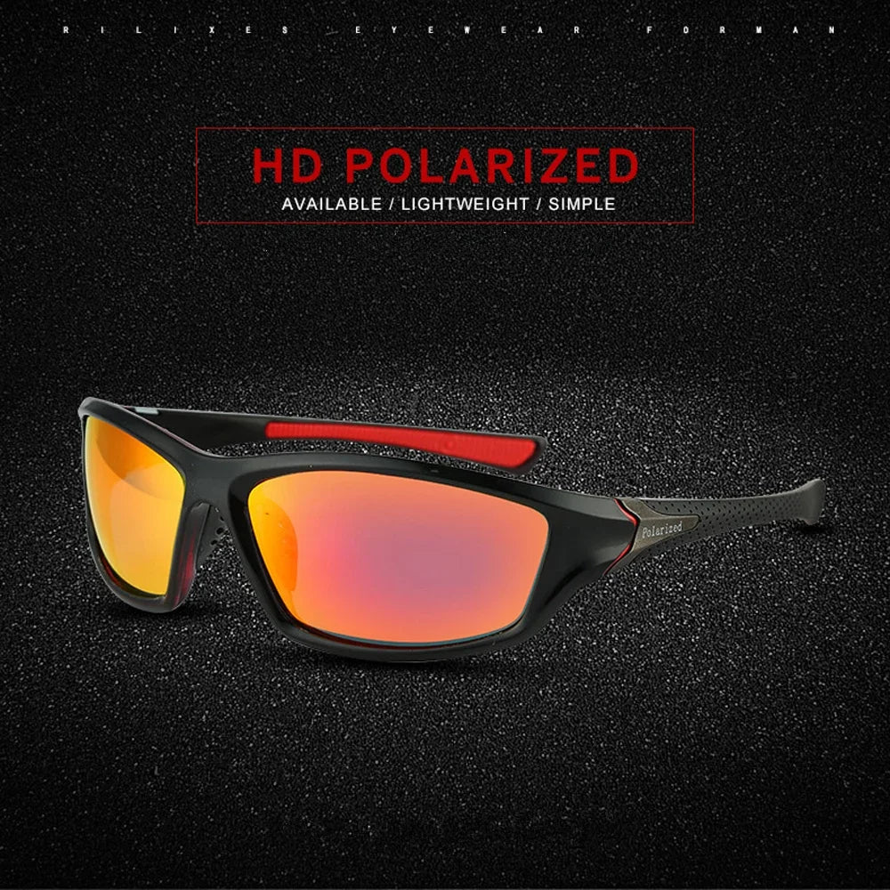 Men's Polarized Sunglasses with UV400 Protection, Stylish Eyewear for Driving