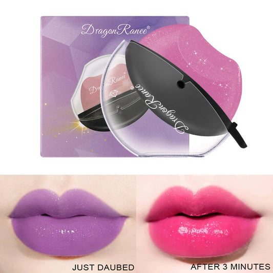 Color Changing Lazy Lipstick – Matte Waterproof Lip Gloss, Long Lasting Non-Stick Tint Balm, Squeeze-On Makeup. Cosmetics