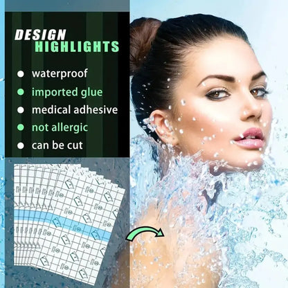 Waterproof PU Bandages: Transparent, Stretchable, Disposable Adhesive Bandages - Protect Tattoos in Showers