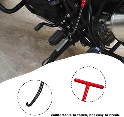 Motorcycle Exhaust Spring Hook: T-Shaped Handle Pipe Spring Wrench Puller Installer Tool