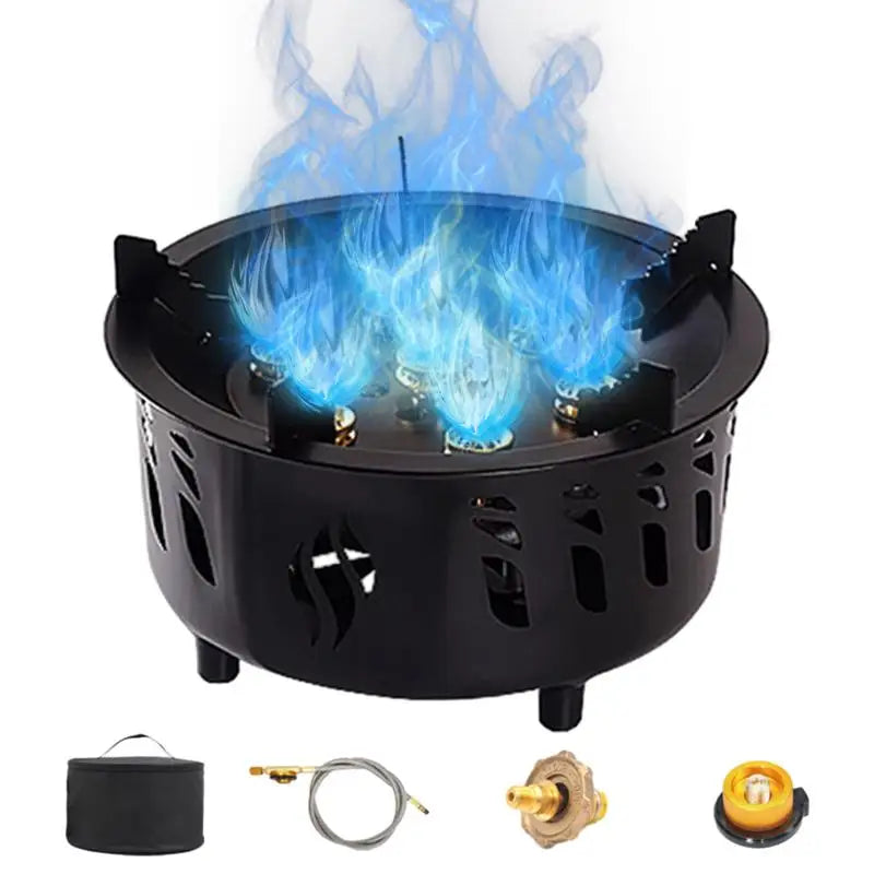 20000W Portable Camping Gas Burner | Strong Fire Power, Cassette Stove with Carrying Bag for Outdoor Activities