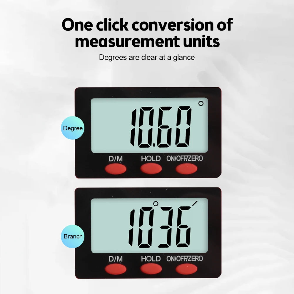 Digital Angle Ruler Inclinometer: Electronic Scale Goniometer Protractor Angle Detector - Measuring Tool (200/300mm)