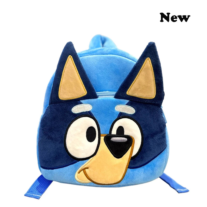 Bluey Cartoon Plush Backpack - Bingo Anime Figure Schoolbag for Kindergarten, Picnic, Travel & Snack Bag, Children's Gift