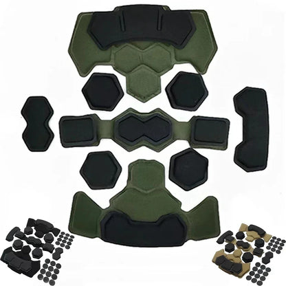 Memory Foam Tactical Pad Replacement - Air Cushion Helmet Liner for Enhanced Protection and Comfort