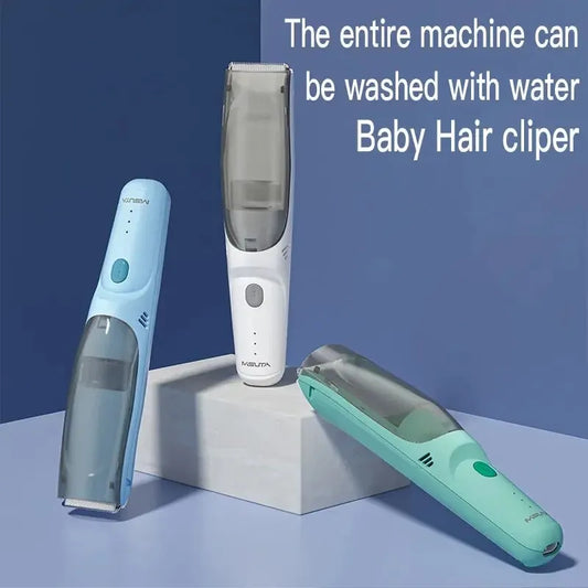 Baby Electric Hair Clipper - Hair-Absorbing Razor for Children and Adults - Waterproof Household Electric Clipper