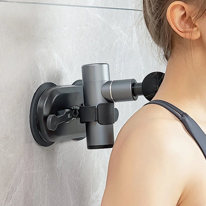 Massage Gun Bracket: Double Suction Cup for Strong Adsorption, Hands-Free Fascia Gun Holder - Convenient Massager Accessory