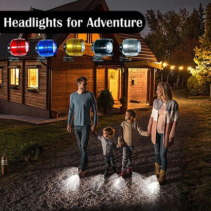 Waterproof LED Headlights for Outdoor Camping - Portable Lighting for Crocs Shoes, Lantern Light Camping Accessories & Decoration