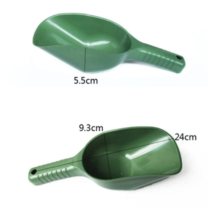 Efficient Baiting Throwing Spoon - Carp Fishing Tool for Feeding Particles & Lures, Casting Shovel for Spombs