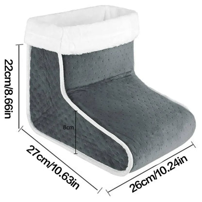 Electric Heated Foot Warmer with 5-Mode Control - Washable Thermal Massaging Foot Care Pad