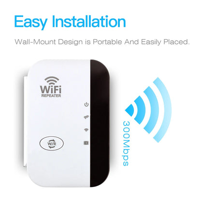 FENVI 300Mbps Wireless WiFi Repeater – Remote WiFi Extender and Amplifier – 802.11N WiFi Booster