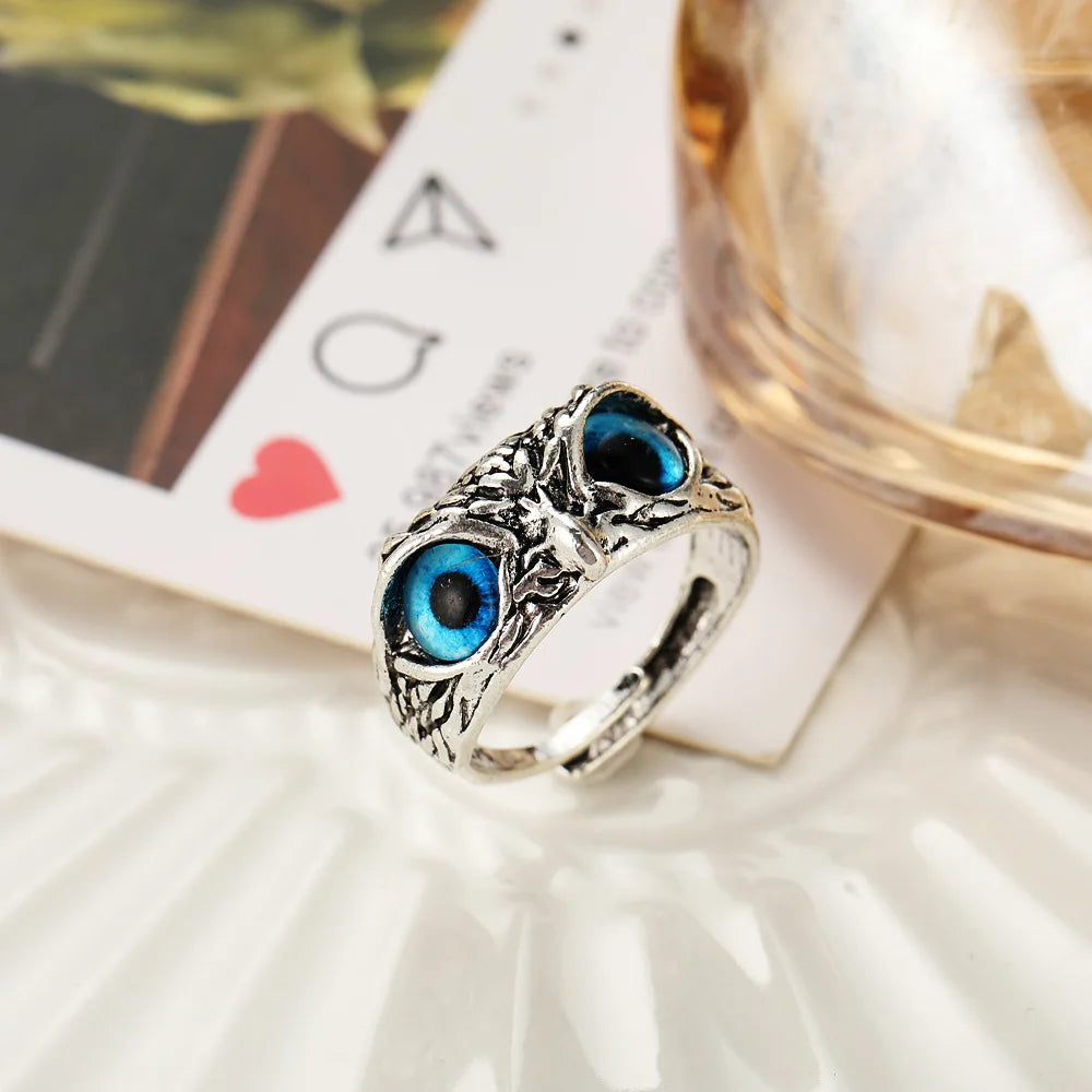 Vintage Owl Ring - Fashion Charm for Men & Women, Cute Gothic Animal Design, Youth Jewelry Accessories and Gifts