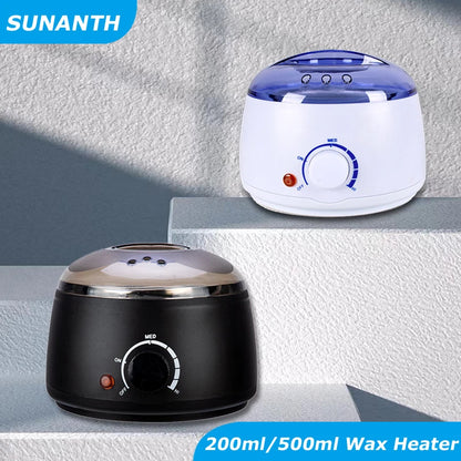 Wax Machine for Hair Removal: 200ml/500ml Paraffin Heater for Waxing Beans, Depilatory Epilator Warmer Wax-melting Pot Wax Heater