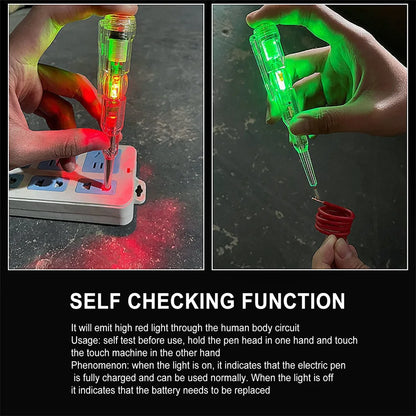 Intelligent Voltage Tester Pen - Non-Contact Digital Power Detector - Electric Screwdriver Probe with Circuit Indicator