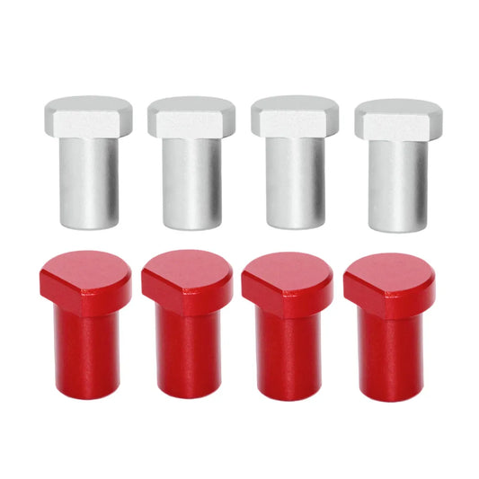 4Pcs Aluminum Alloy Workbench Peg Brake Dogs | Woodworking Bench Clamp | Workshop Table Limit Block Tools