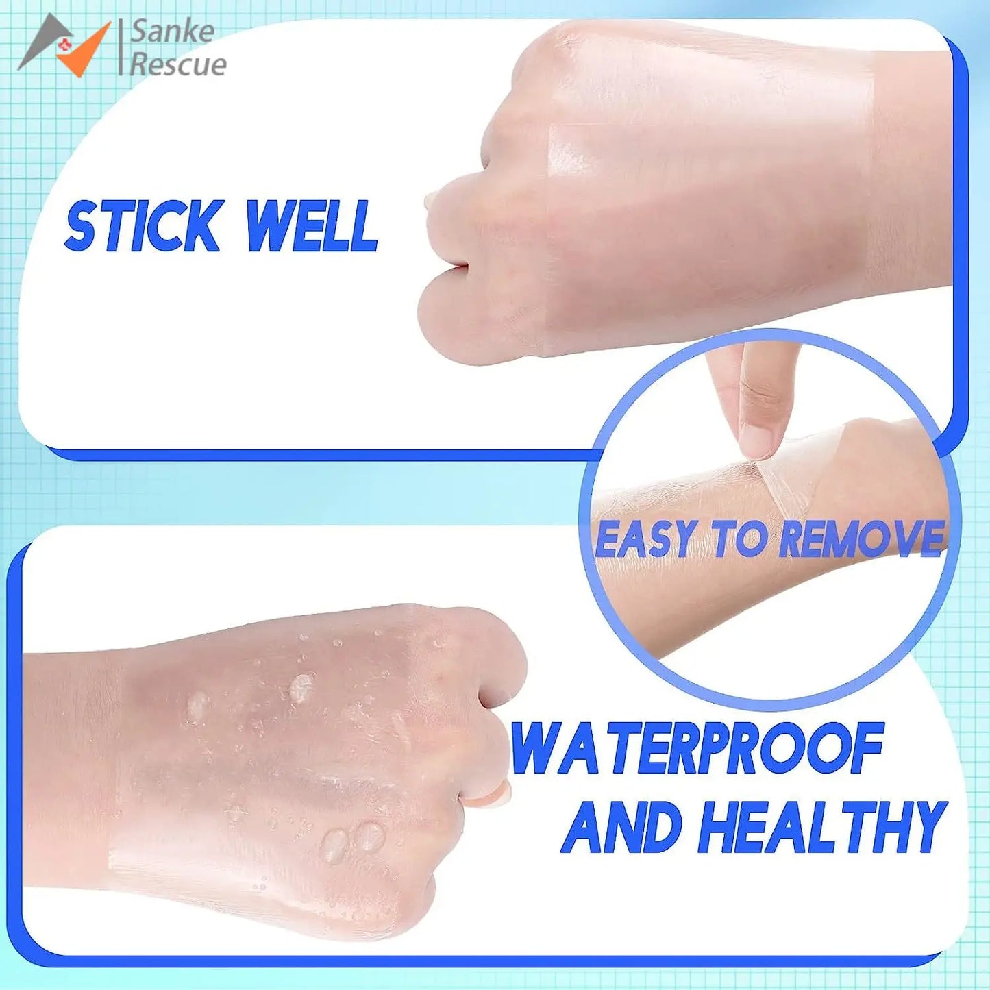 Waterproof Tattoo Film: Aftercare Skin Healing Adhesive Bandages - Protective PU Tape for Outdoor Tattoo Repair