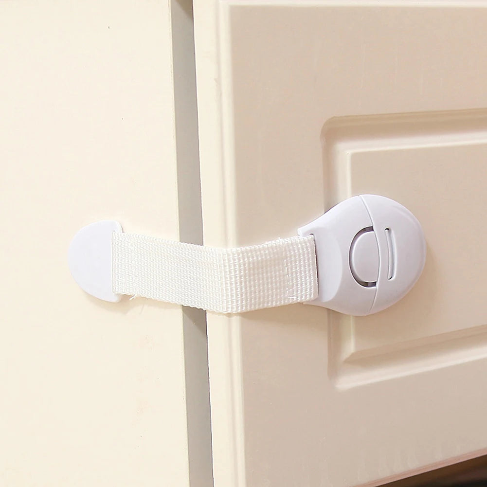 10pcs Child Safety Cabinet Locks | Baby Proof Drawer & Door Security Protectors | Plastic Safety Locks for Kids Protection