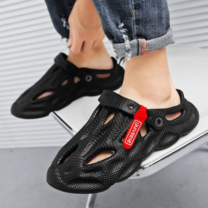 Men's Comfortable Summer Slippers - 2023 Platform Outdoor Sandals, Beach Flip Flops, Indoor Home Slides, and Bathroom Shoes