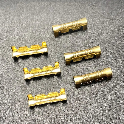 453 U-Shaped Cold Inserts Connectors: Small Teeth Fascia Terminals - 50/100/200Pcs, 0.3-1.5mm 2 Wiring Tab, Cold Terminal Line