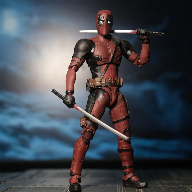 Deadpool and Wolverine Action Figures SHFiguarts - Joint Movable, New Mutants Model, Wilson Comics, Wade - Movie Toys for Kids Gift