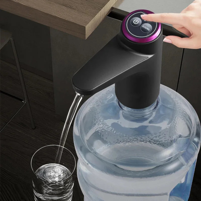 saengQ Automatic Electric Water Dispenser - Household Gallon Drinking Water Pump Bottle Switch, Smart Water Treatment Appliance