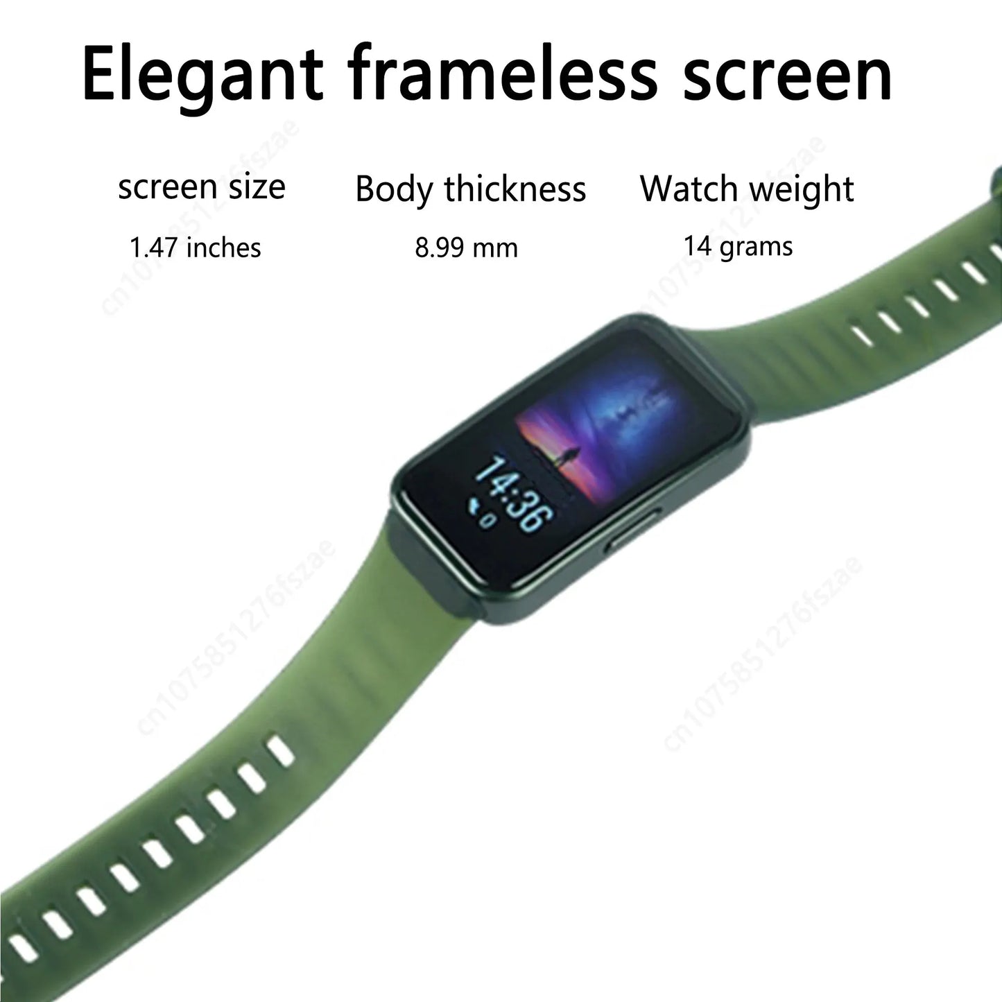 New Original HUAWEI Band 8 Smart Band: All-Day Blood Oxygen Monitoring, 1.47'' AMOLED Screen, Heart Rate Smartband with 2 Weeks Battery Life