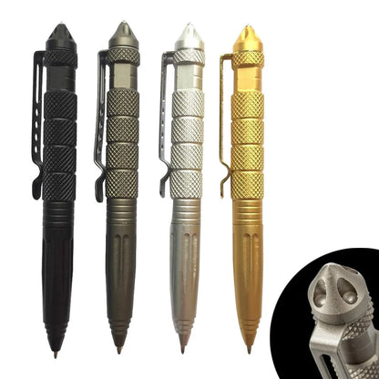 Portable Tactical Self Defense Pen: Aviation Aluminum Emergency Glass Breaker - Security Protection Survival EDC Multitool