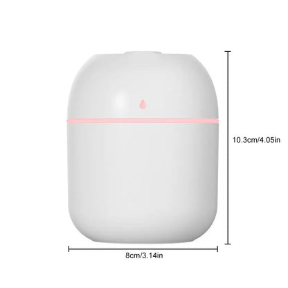 Portable Water Drop Humidifier: USB Desktop Indoor Air Atomization Humidifier - Household Mute Large Spray