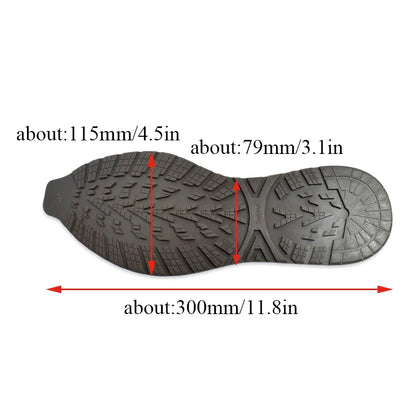 Rubber Replacement Soles for Men and Women - Wearproof Anti-Slip Outsole Insoles, Shoe Repair Patch for Sneakers