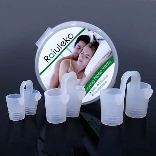 Professional Snore Stopper Set - Anti-Snoring Solution with Nose Vents & Nasal Dilators - 3/4PCS for Better Sleep