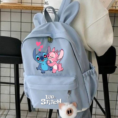 Cute Disney Lilo and Stitch Backpack – Rucksack for Kids, Teens, and Students, Casual School Bag and Birthday Gift