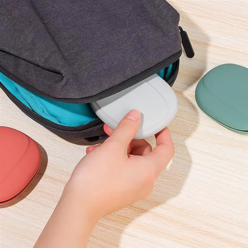 Silicone Headphone Storage Box: Earphone, Data Cable, U Disk Organizer - Cute Coin Purse Case for Home and Travel