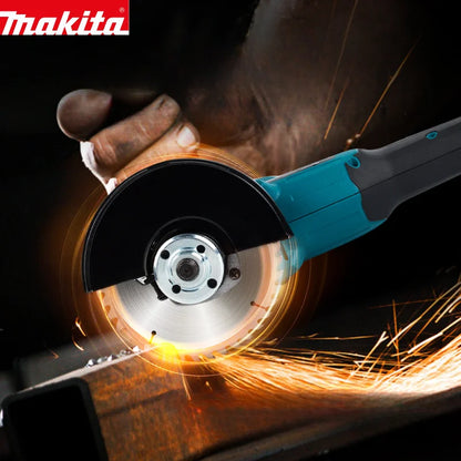 Makita DGA404 18V 125mm Brushless Electric Angle Grinder - Rechargeable High Power Cutting and Polishing Machine