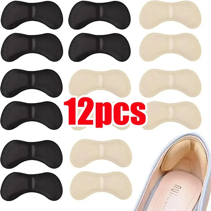 6Pairs Heel Insoles Patch - Pain Relief Cushion Pads for Anti-Wear Feet Care, Adhesive Back Sticker Shoes Insert Insole