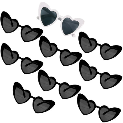 Retro Heart-Shaped Sunglasses for Women: Cat Eye Style - Wedding & Party Accessories for Decoration, Shopping, Travel