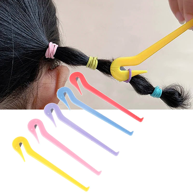 5Pcs Hair Bands Rubber Cutter: DIY Styling Headwear Band Cutting Tool for Girls