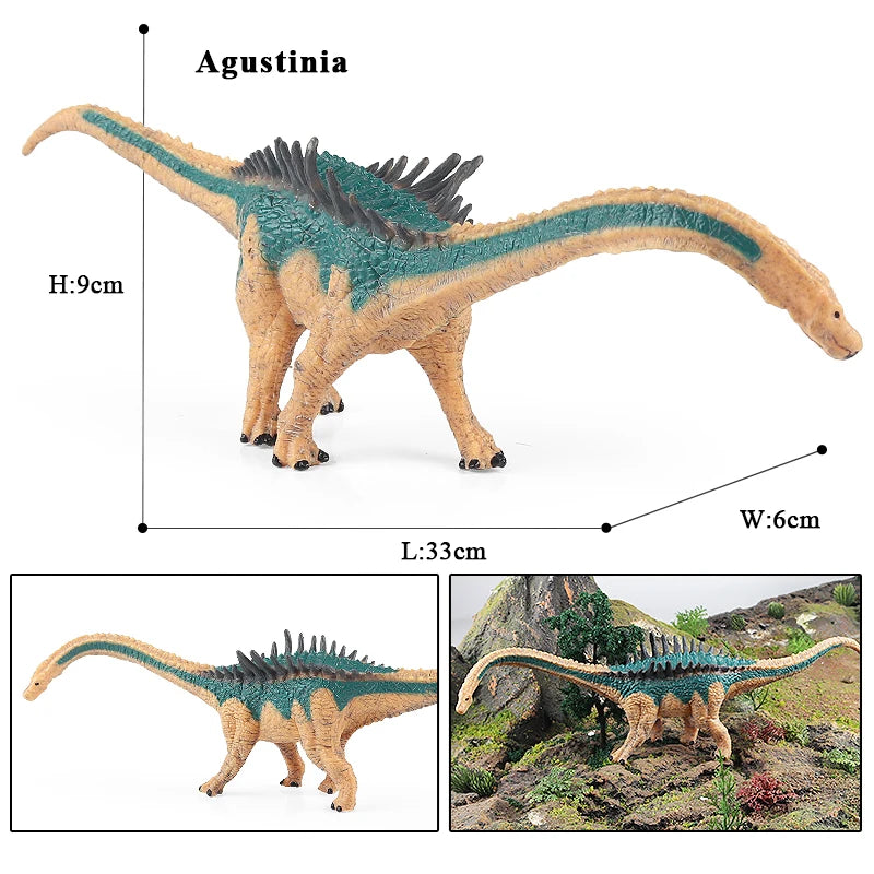 Oenux Dinosaurs World Action Figures - Savage Jurassic Collection Featuring Indominus Rex, Spinosaurus and Triceratops, Ideal Kids Gift