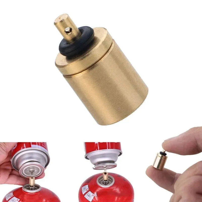 Gas Refill Adapter for Outdoor Camping Stove – Gas Cylinder and Butane Canister Inflator – Hiking and Burner Accessories