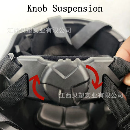 FAST Helmet Airsoft MH - Thickened ABS MH Helmet for Outdoor PJ Air Gun Shooting & CS Protective Equipment