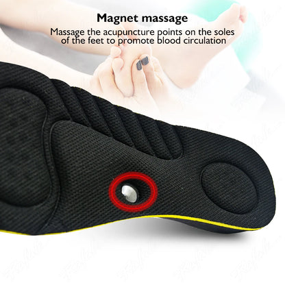 VTHRA Magnet Massage Height Increase Insoles: Invisible Arch Support Inserts for Men and  Women - Available in 2/3/4/5cm