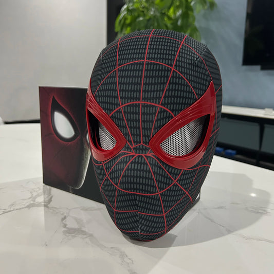 Mascara Spiderman Headgear Mask – 1:1 Elastic Cosplay Mask with Moving Eyes, Spider-Man Toy for Adults and Kids Gift