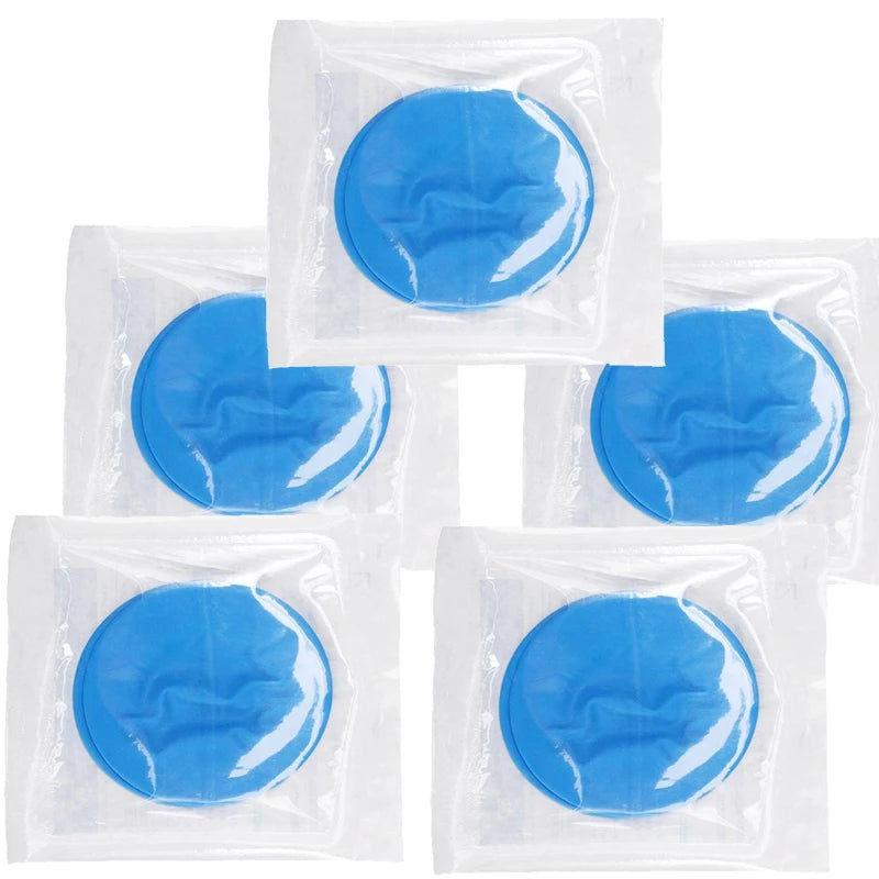 Set of 5 Dental Rubber Sterile Mouth Openers: White/Blue Oral Cheek Rubber Barrier - Essential Dental Consumables for Professionals