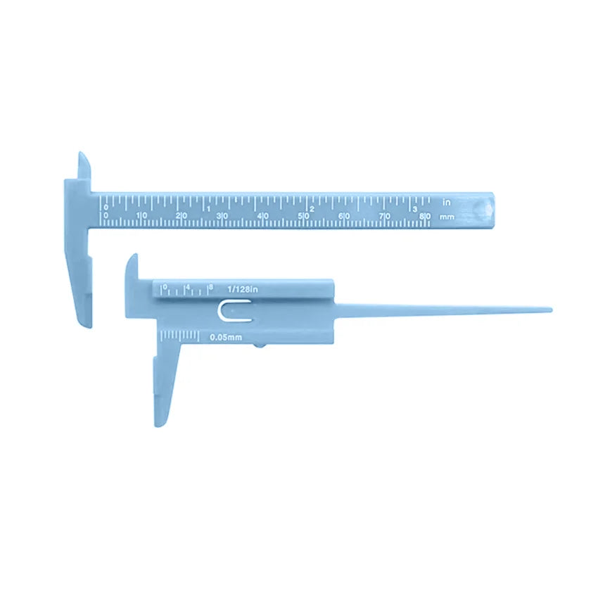 80mm Mini Plastic Sliding Vernier Caliper Gauge - Precision Measure Tool, Ruler, and Micrometer Hand Tool