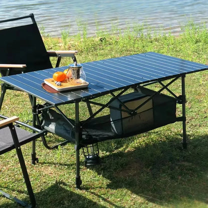 Portable Folding Picnic Table - Lightweight Outdoor Desk with Carrying Bag for Camping and Self-Driving Trips