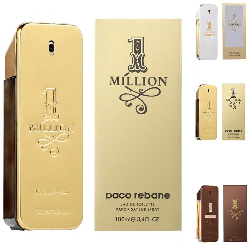 2024 Soft Golden Millionaire Men's Leather Fragrance | Seductive 100ml Gift for Men and Women | Perfect for Festivals and Birthdays