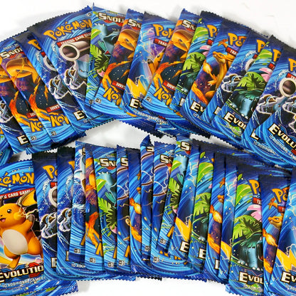 Newest 324Pcs Pokemon Cards - Sun and Moon XY Evolutions Booster Box, Collectible Trading Card Game for Children