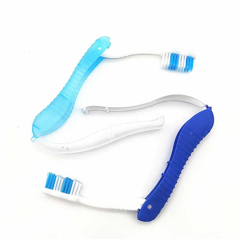 Portable Disposable Foldable Toothbrush - Travel and Camping Oral Cleaning Tool