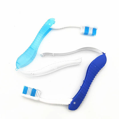 Portable Disposable Foldable Toothbrush - Travel and Camping Oral Cleaning Tool