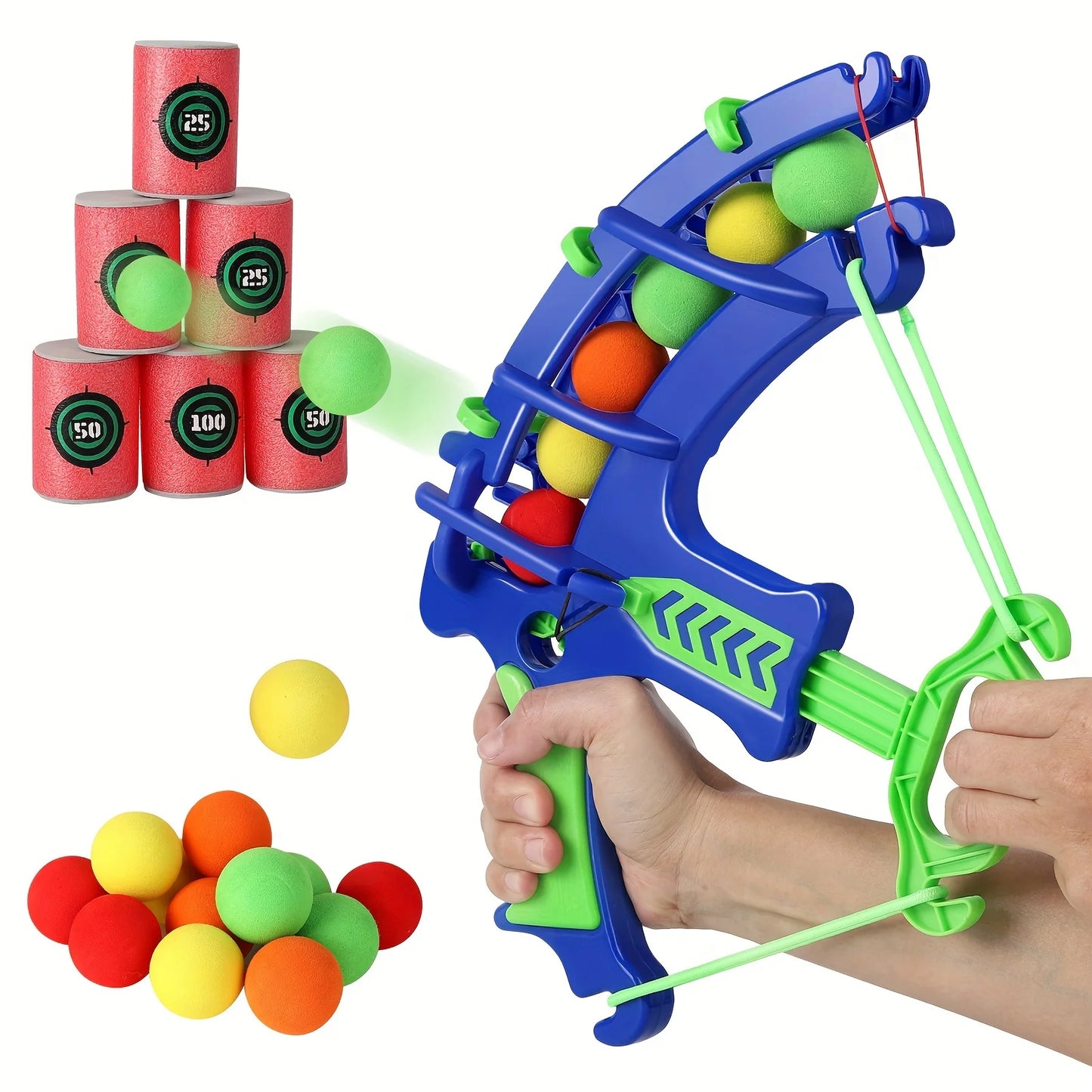 Soft Bullet Target Practice Toy for Children - Educational Shooting Game with Safe Soft Bullets