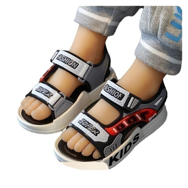 Breathable Sport Sandals for Boys – Summer Casual Beach Shoes, Comfortable Soft Sole, Non-Slip Fashion Kids Sandals