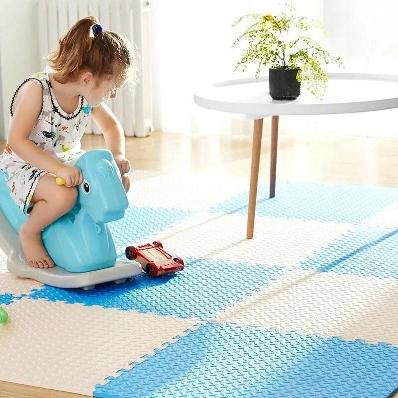 8-16pcs Baby Puzzle Floor Kids Carpet - EVA Foam Play Mat for Children, Educational Toys, Baby Blanket, 30x1cm